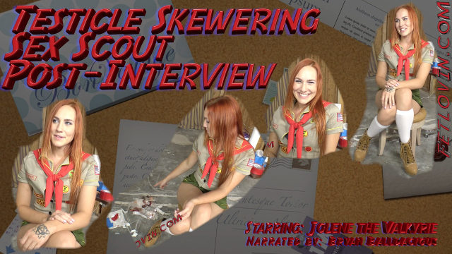 Testicle Skewering Sex Scout Post-Interview